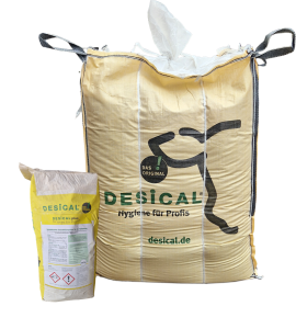 BIGBAG+Sack_DESICAL_freigestellt_komp Für das Wohlbefinden der Nutztiere und Hygiene im Stall für die Gesundheit von Schweinen, Stallgesundheit, Kälbern und Schafen, Geflügel
